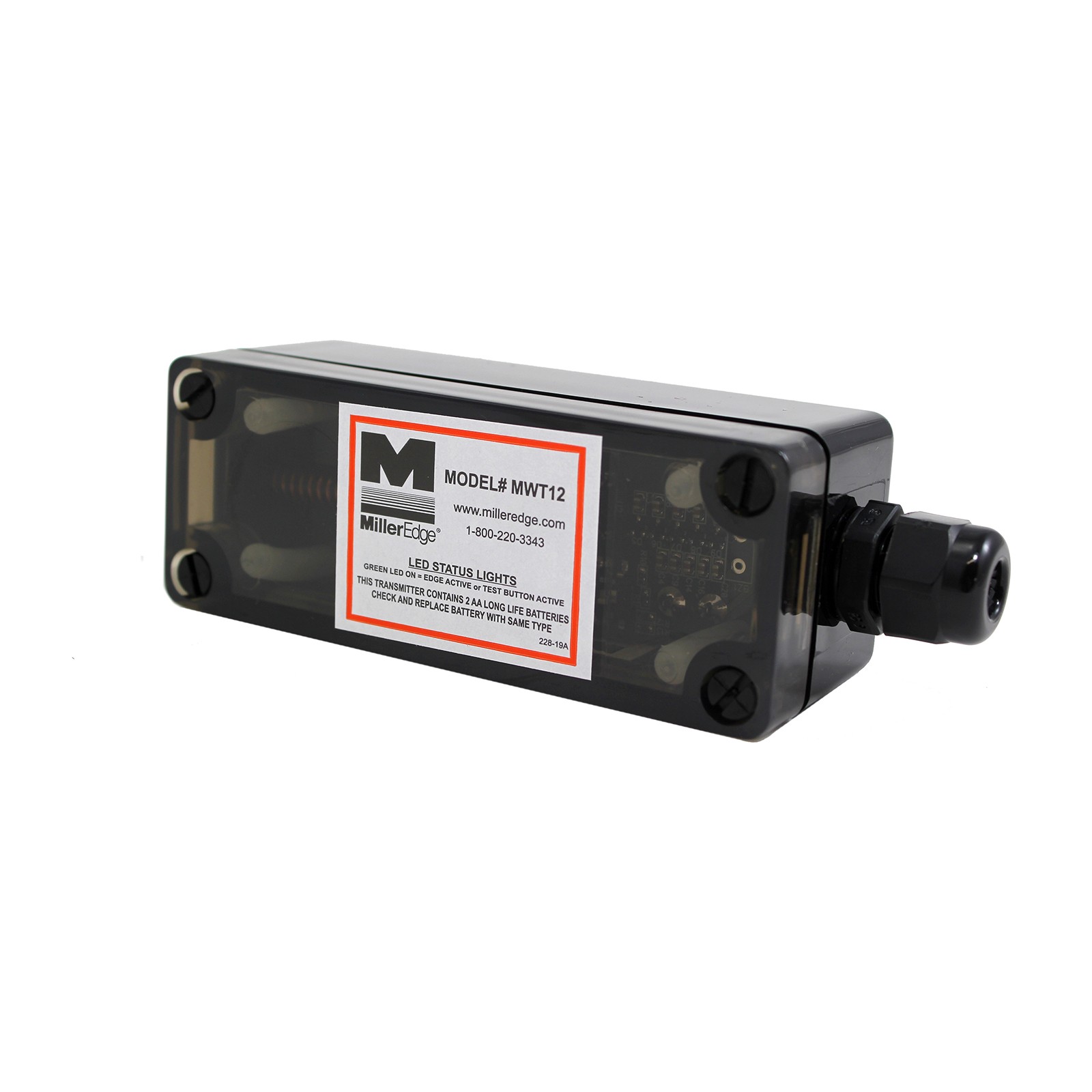 Miller Edge MWT12 Sensing Edge Transmitter Gate Opener Safety