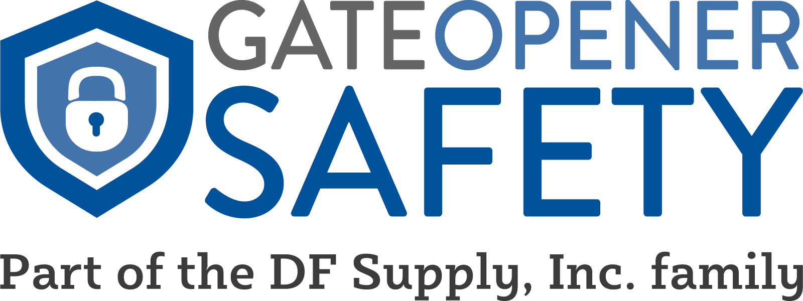 Gate Opener Safety Logo